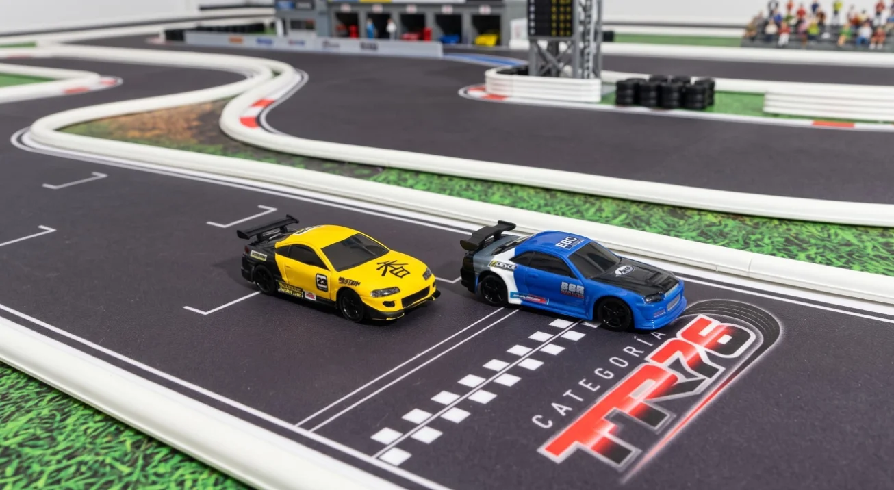 Pista de carreras de radio control para eventos